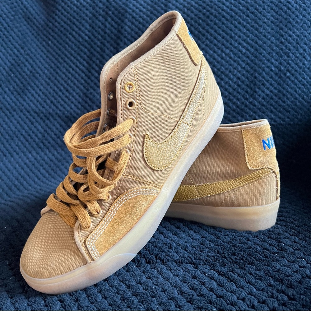 Nike SB BLZR Court Mid Premium Desert Ocher - Mens size 8 NEW - Picture 3 of 9
